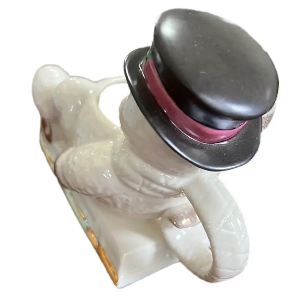 LENOX THE SNOWMAN CREAMER & SUGAR‎ FINE PORCELAIN SET